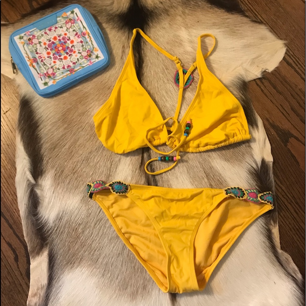 Boho style bikini set
